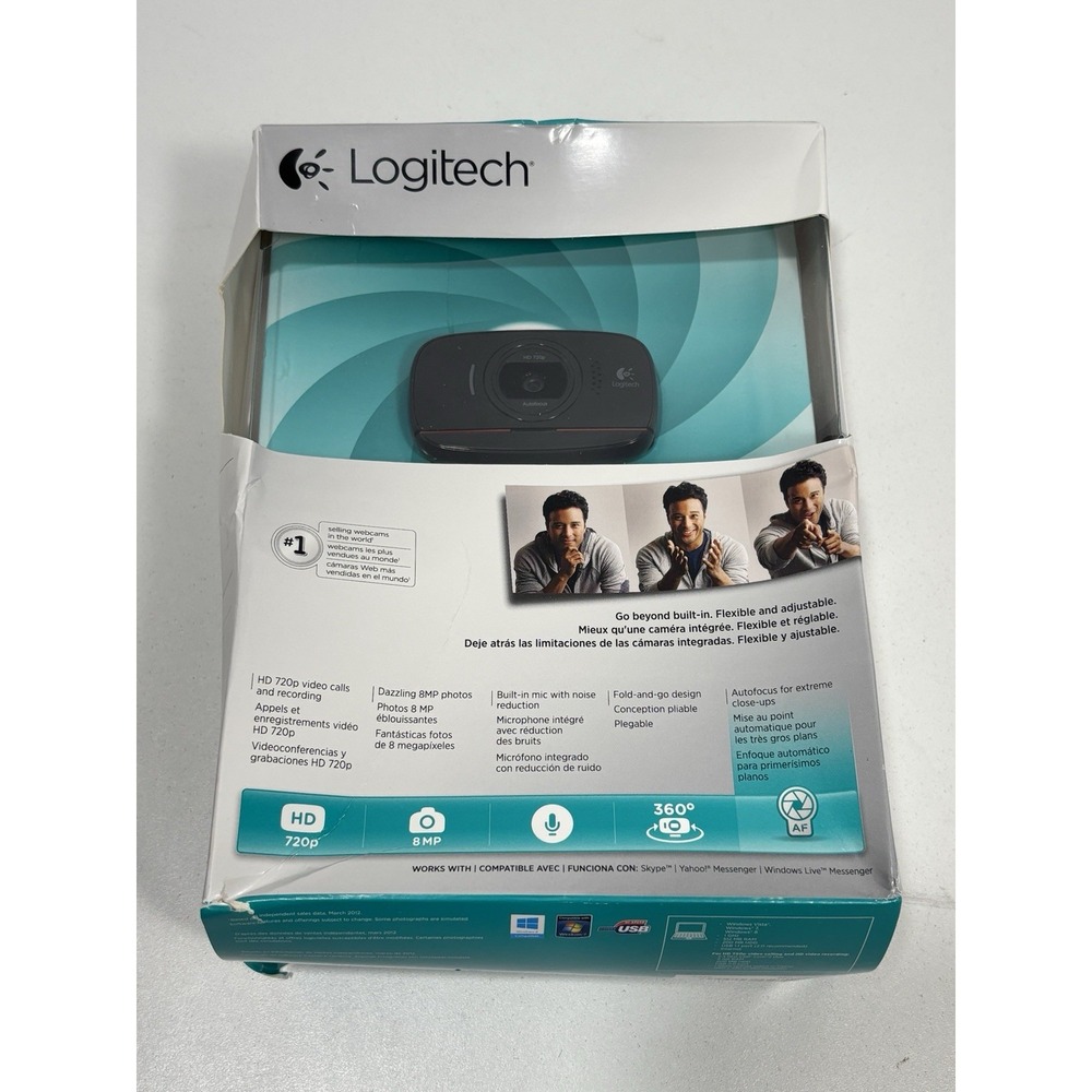 LOGITECH‎ C525 HD WEBCAM WITH BUILT IN MICROPHONE